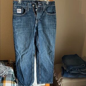 Cinch Men's Straight Blue Jeans